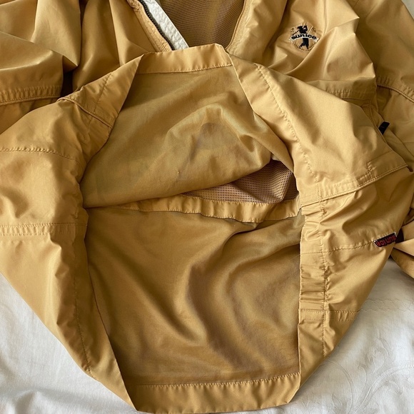 Sunice Men's Yellowish-Tan Mesh Lined Golf Windbreaker Pullover Jacket Medium - Picture 11 of 16